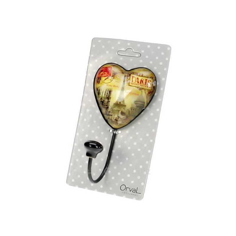 CL46301039  Accroche torchon coeur Orval Créations Paris monuments 17,10 €