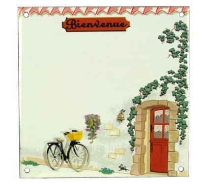 CL46302000  Plaque emaillee velo 28,10 €