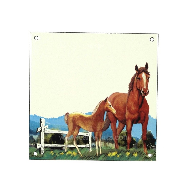 CL46302001  Plaque emaillee cheval 28,10 €