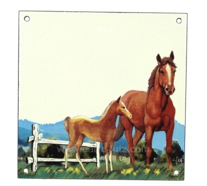 CL46302001  Plaque emaillee cheval 28,10 €