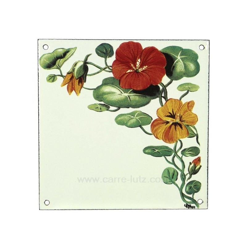CL46302003  Plaque emaillee capucine 28,10 €