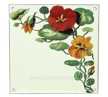 CL46302003  Plaque emaillee capucine 28,10 €