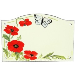 CL46302006  Plaque emaillee coquelicot 37,70 €