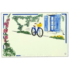 CL46302009  Plaque emaillee rose tremiere 42,90 €