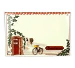 CL46302011  Plaque emaillee velo bienvenue 42,90 €