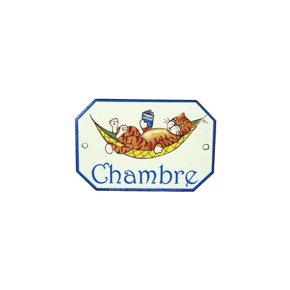 CL46302022 Plaque emaillee chambre hamac 18,80 € CL46302022 Plaque emaillee chambre hamac 18,80 €