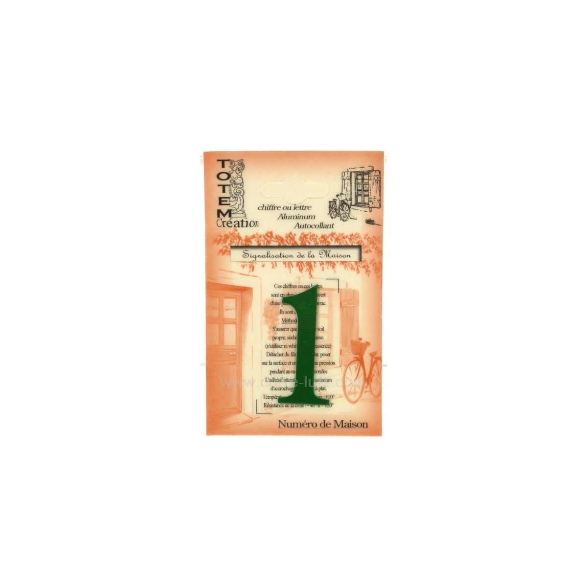 CL46302025  Chiffre n 1 vert 4,00 €