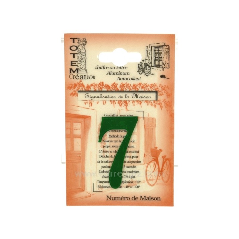 CL46302031 Chiffre n 7 vert 4,00 € CL46302031 Chiffre n 7 vert 4,00 €