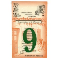 CL46302033 Chiffre n 9 vert 4,00 €