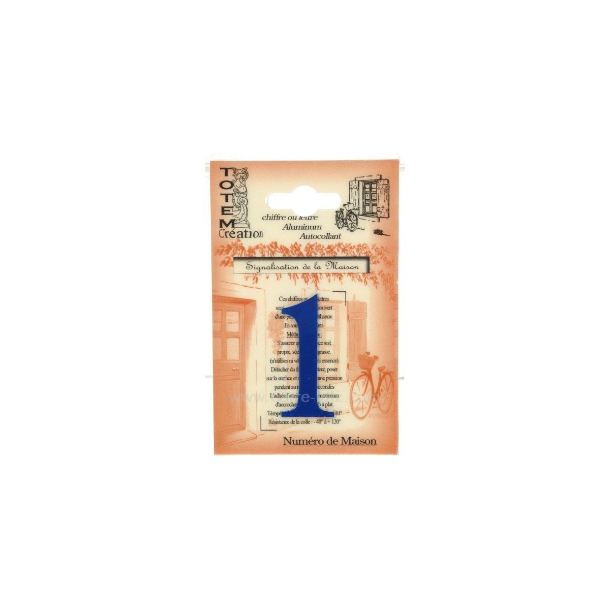 CL46302035  Chiffre n 1 bleu 4,00 €