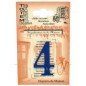 Chiffre n 4 bleu Chiffre n 4 bleu