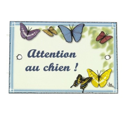 CL46302044  Plaque emaillee attention 18,80 €