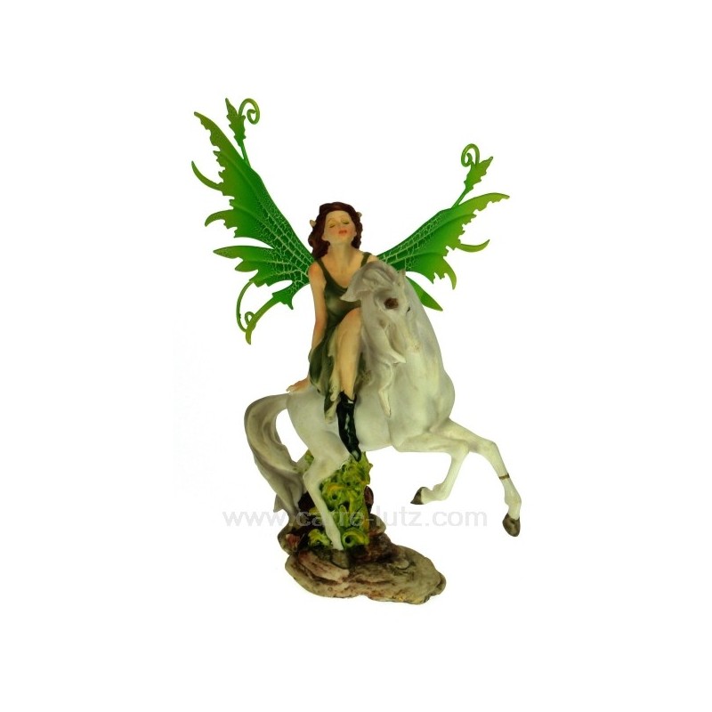 CL47000112  Fee sur licorne aile verte 21,60 €