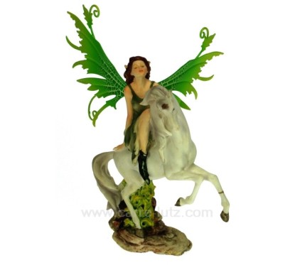 CL47000112  Fee sur licorne aile verte 21,60 €