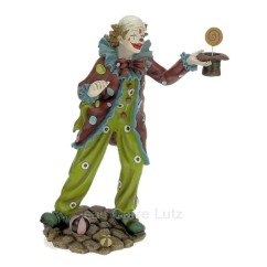 CL47001033  Clown chapeau en résine hauteur 32,5 cm 98,00 €