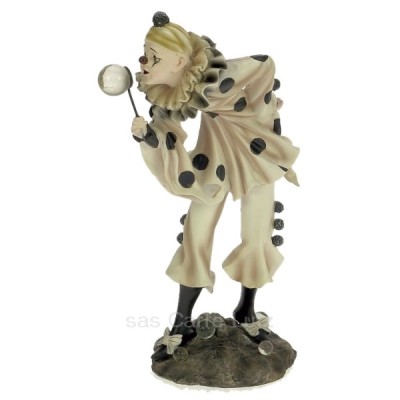 CL47001037  Clown arlequin bulle en résine hauteur 21,2 cm 50,30 €