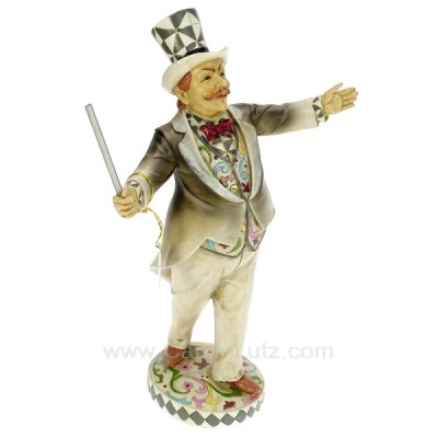 CL47001040  Maitre de piste de cirque en résine hauteur 31 cm 50,30 €