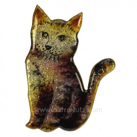 Chat emaux de limoges Emaux de Limoges CL47100060, reference CL47100060