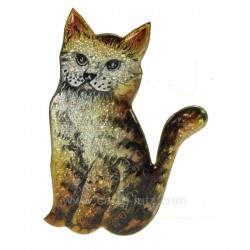 Chat emaux de limoges Emaux de Limoges CL47100063, reference CL47100063