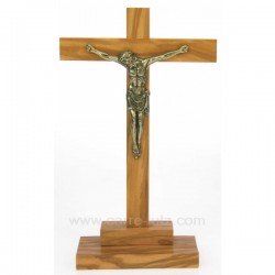 Christ calvaire bois d olivier Cadeaux - Décoration CL48200105, reference CL48200105