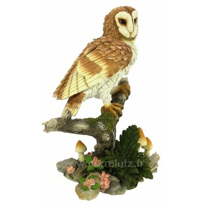 CL49200030 Chouette effraie sur sa branche en résine The Léonardo Collection 98,00 €