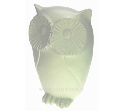 CL49200032  Hibou blanc grand modéle en résine﻿ Mascagni﻿﻿ 37,70 €