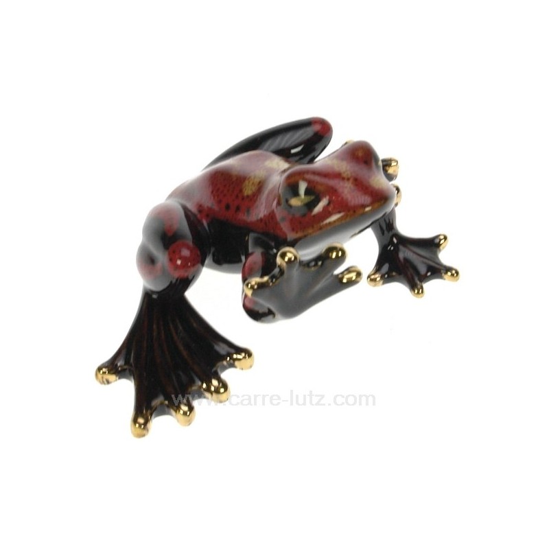 Grenouille porcelaine rouge