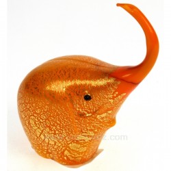 Elephant orange Cadeaux - Décoration CL49600064, reference CL49600064