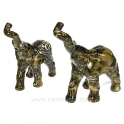 Elephant en couple leopard Cadeaux - Décoration CL49900040, reference CL49900040