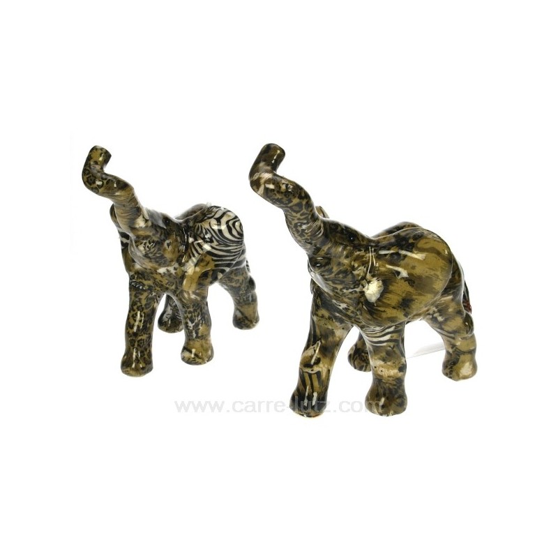 CL49900040  Elephant en couple leopard 66,00 €