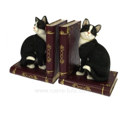 Serre livre chats noir & blanc