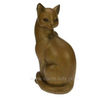 CL50000081  Chat assis facon bois 29,40 €
