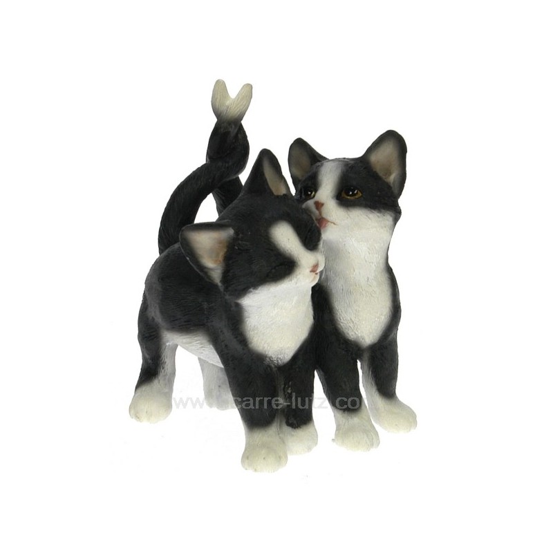 CL50001036  Couple chat noir et blanc 19,60 €