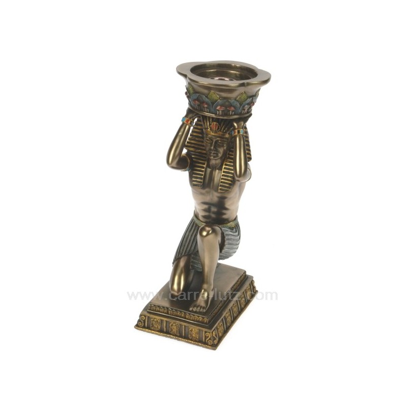 CL50030065  Bougeoir roi Egyptien bronze/c 37,20 €