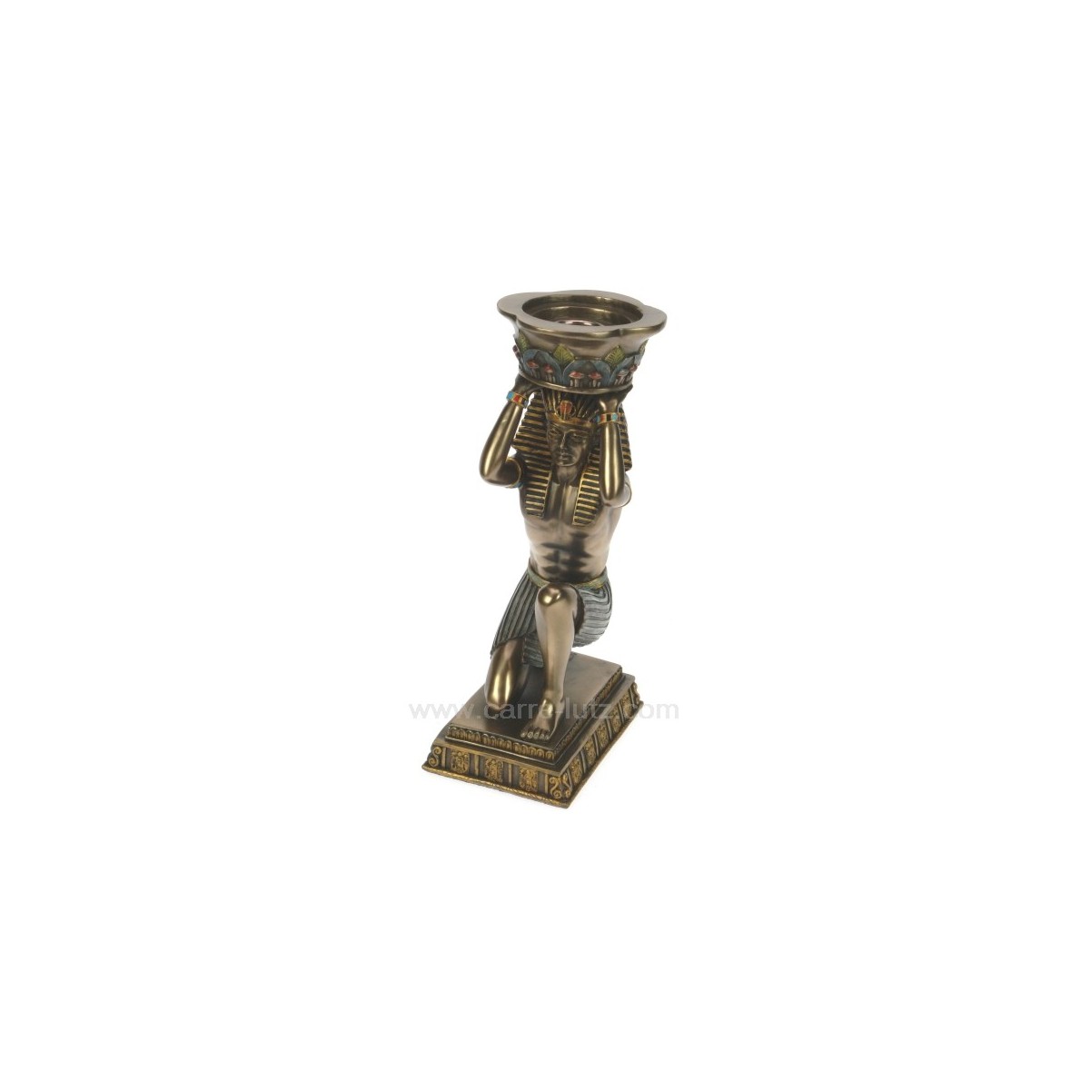 CL50030065  Bougeoir roi Egyptien bronze/c 37,20 €