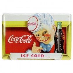 Thermomètre métal coca cola ice cold﻿, reference CL50110039