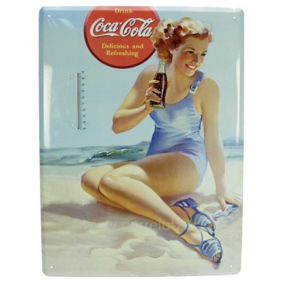 CL50110042  Thermomètre métal coca cola drink﻿ 22,80 €