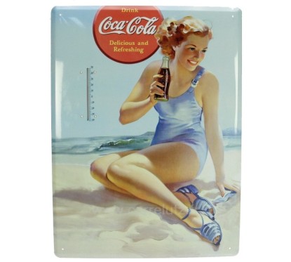 CL50110042 Thermomètre métal coca cola drink 22,80 €
