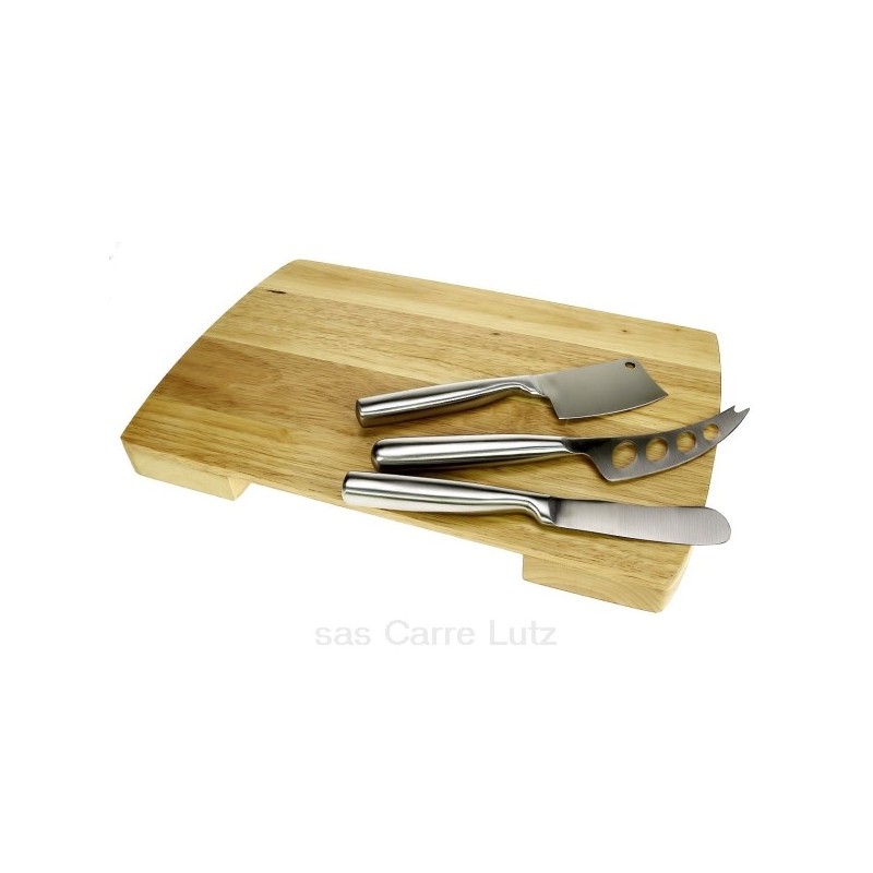 CL50120040  Plateau à fromage en bois huilé avec 3 accessoires 41,70 €