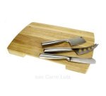 CL50120040  Plateau à fromage en bois huilé avec 3 accessoires 41,70 €