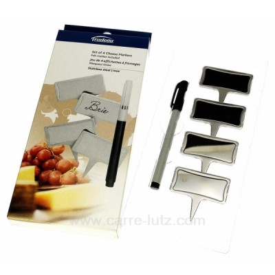 CL50120102  Boite 4 marques fromage inox 17,30 €
