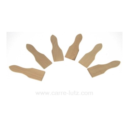 SPATULE a RACLETTE PAR 6