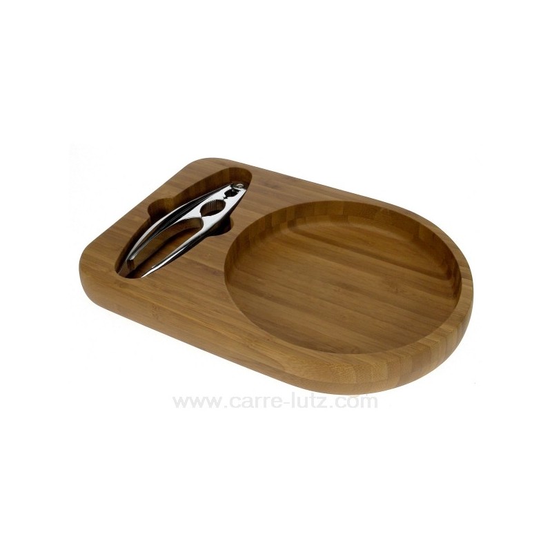 casse noix avec plateau bambou