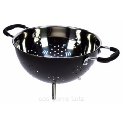 CL50150805  Passoire 3 pieds en inox brillant à l'intérieur couleur noir mat sur l'extérieur 29,60 €