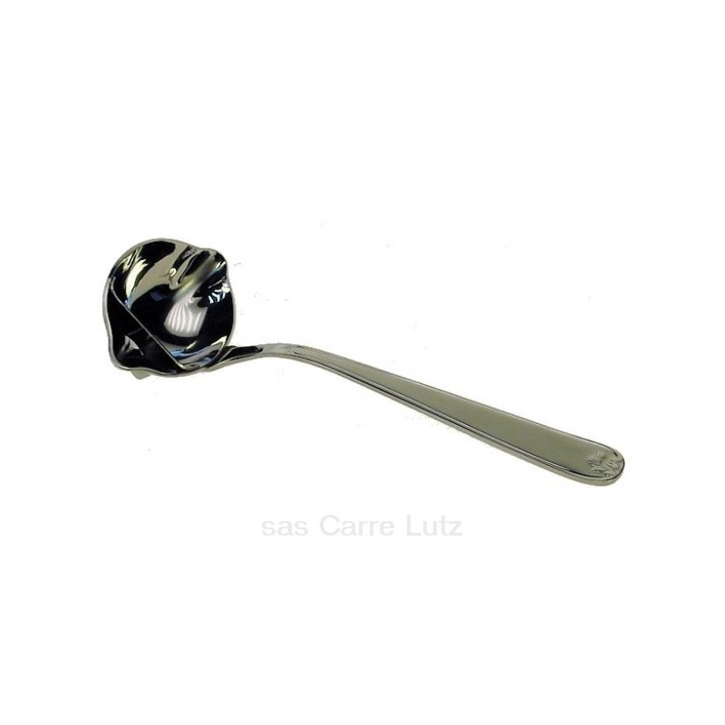 Cuillére à sauce gras et maigre en inox longueur totale 18,2 cm