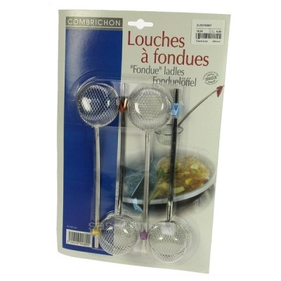 CL50150807 Ensemble de 4 passoires en inox pour fondue chinoise 18,90 €
