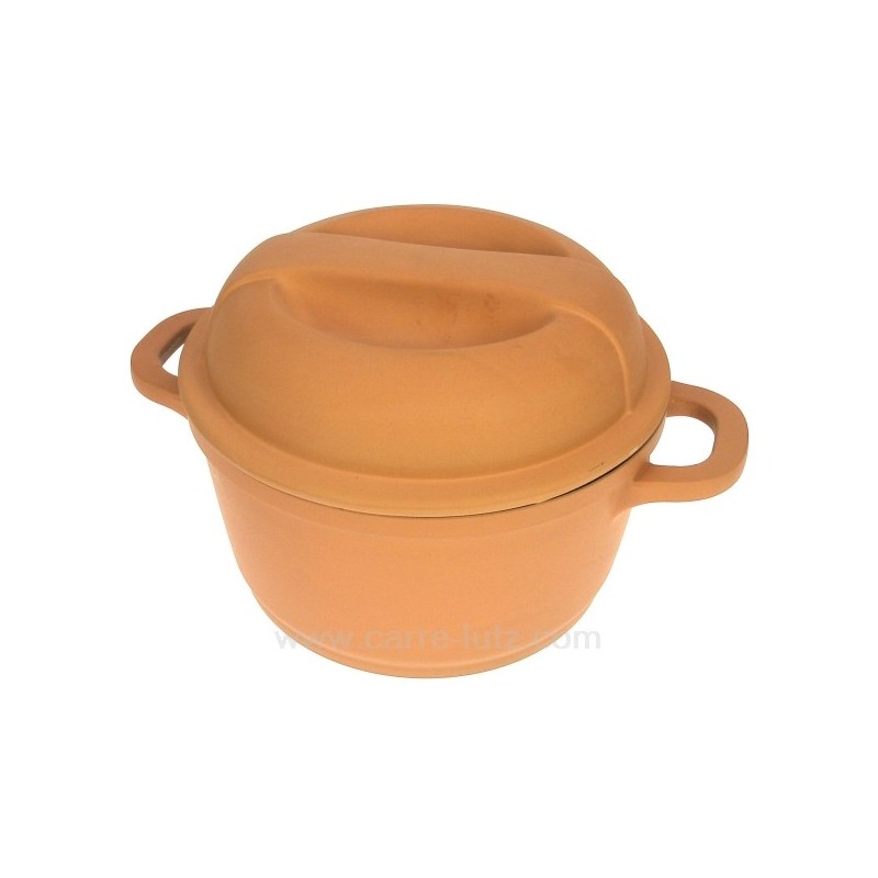 Faitout en fonte d'aluminium couleur terracotta diamètre 16 cm model Pierra Berghoff