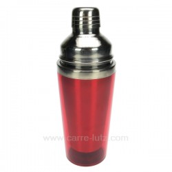 shaker inox/acrylique rouge L’apéritif CL50180014, reference CL50180014