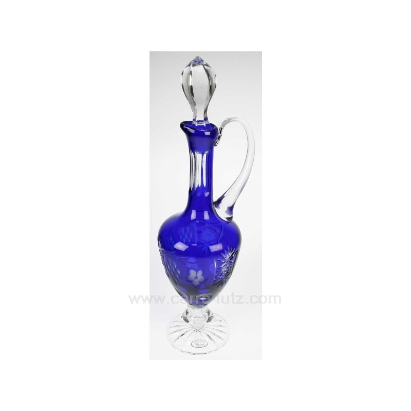 CARAFE AIGUILLeRE BLEU TAILLeE