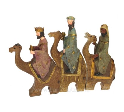 Ensemble 3 mages sur chameau